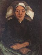 Vincent Van Gogh Peasant Woman,Seated,With White Cap (nn04) oil